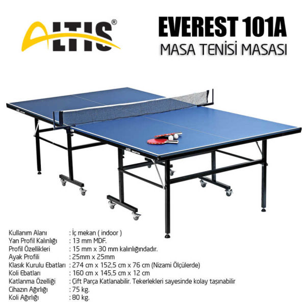 101a Everest Masa Tenis Masasi Sporreyonum