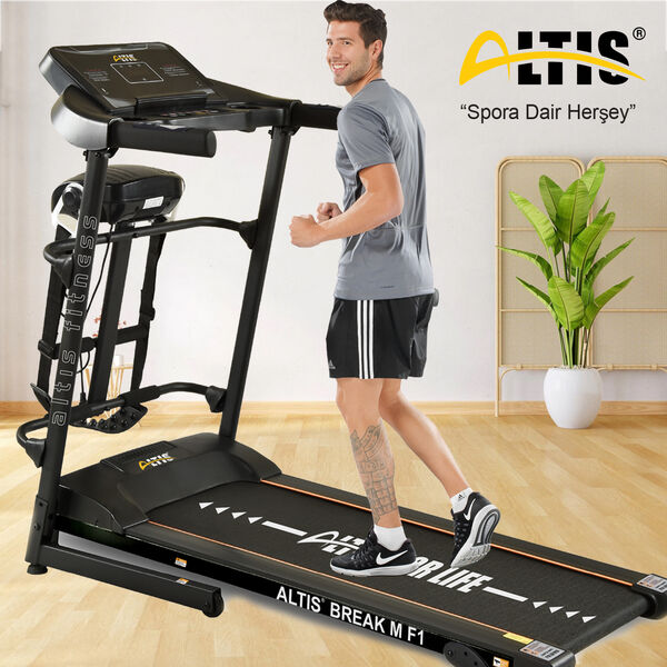 Altis Break M 2,5 Hp Masajlı Ve Manuel Eğimli Koşu Bandı - 1
