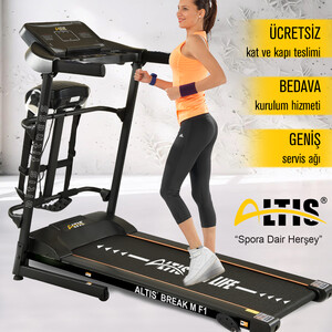 Altis Break M 2,5 Hp Masajlı Ve Manuel Eğimli Koşu Bandı - 2