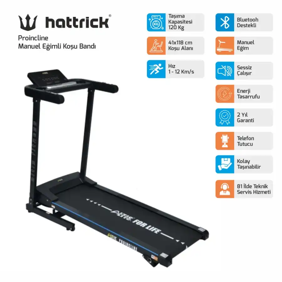 PROINCLINE MANUEL EĞİMLİ KOŞU BANDI