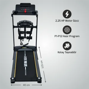 ALTIS ATHLETICS PLUS M MASAJLI PRATİK KOŞU BANDI