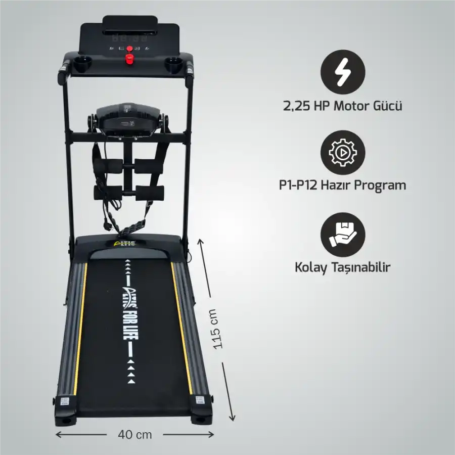 ALTIS ATHLETICS PLUS M MASAJLI PRATİK KOŞU BANDI