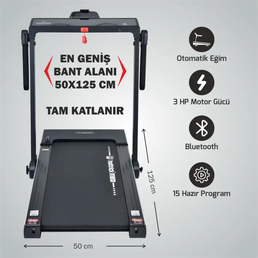 CARDIO 5000 OTOMATİK EĞİMLİ KOŞU BANDI