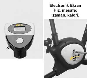 ECO PLUS DİKEY KONDİSYON BİSİKLETİ SİYAH - 4
