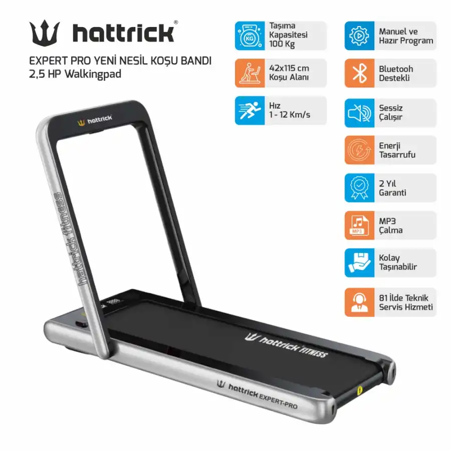 HATTRICK EXPERT PRO YENİ NESİL KOŞU BANDI WALKINGPAD