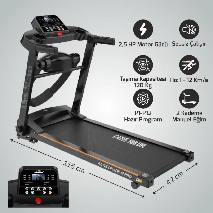 GRADE M PRO MASAJLI KOŞU BANDI