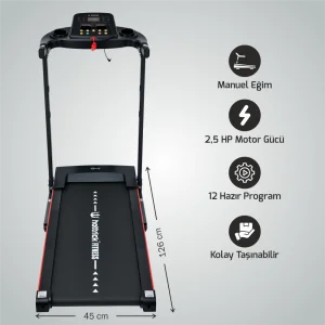 CONVERT PRO F MANUEL EĞİMLİ KOŞU BANDI