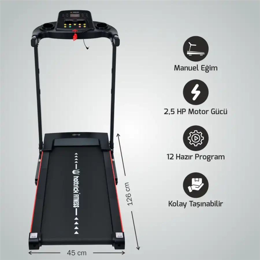 CONVERT PRO F MANUEL EĞİMLİ KOŞU BANDI