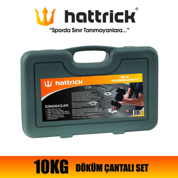 Hattrick Hdc10 Döküm Çantalı Set 10Kg - 5