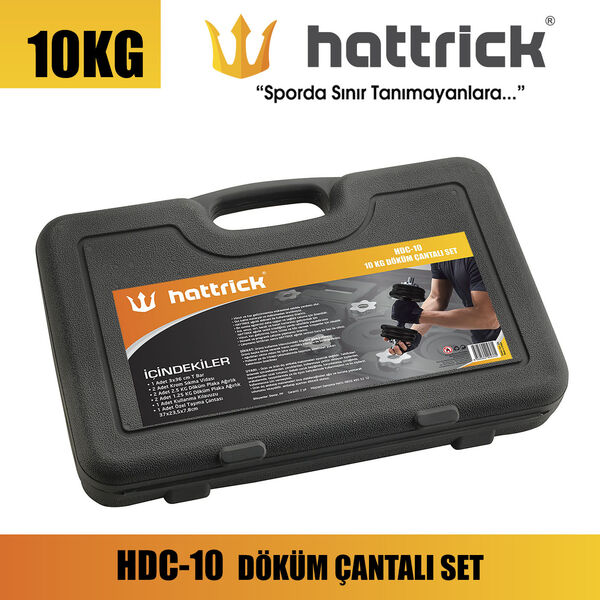 Hattrick Hdc10 Döküm Çantalı Set 10Kg - 8