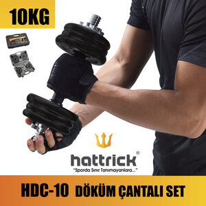 Hattrick Hdc10 Döküm Çantalı Set 10Kg - Thumbnail