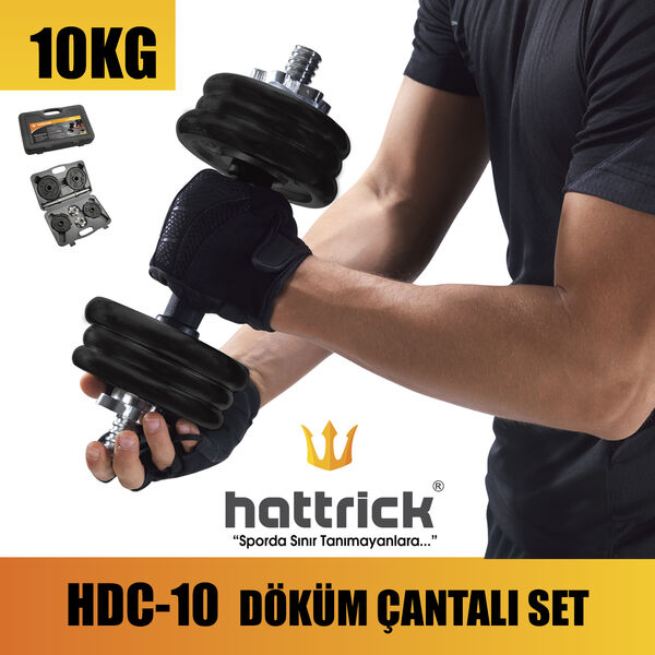 Hattrick Hdc10 Döküm Çantalı Set 10Kg - 3