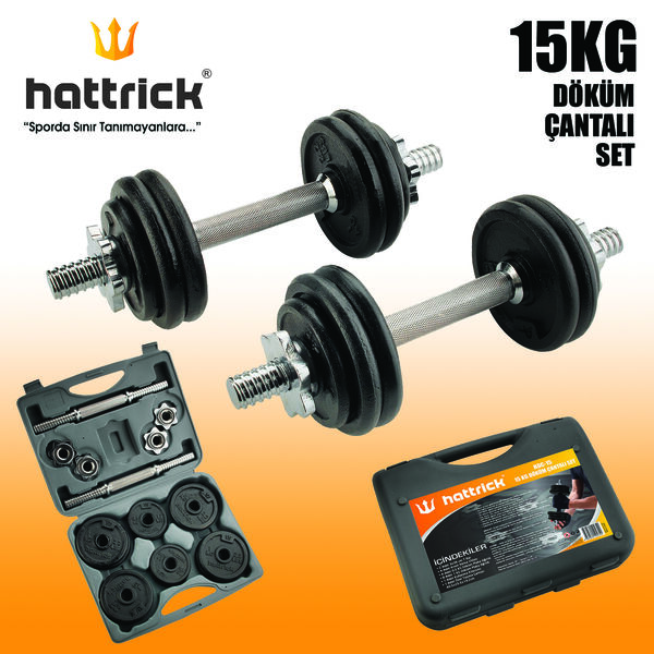Hattrick Hdc15 Döküm Çantalı Set 15Kg