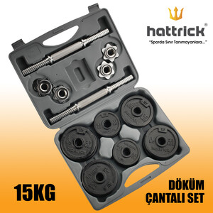 Hattrick Hdc15 Döküm Çantalı Set 15Kg - Thumbnail