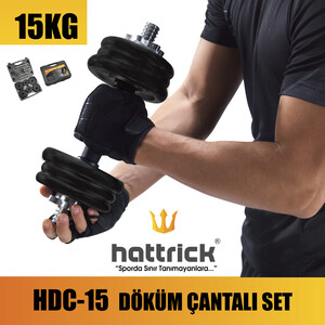 Hattrick Hdc15 Döküm Çantalı Set 15Kg - Thumbnail