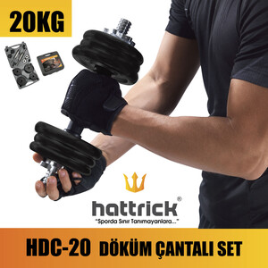 Hattrick Hdc20 Döküm Çantalı Set 20Kg - Thumbnail