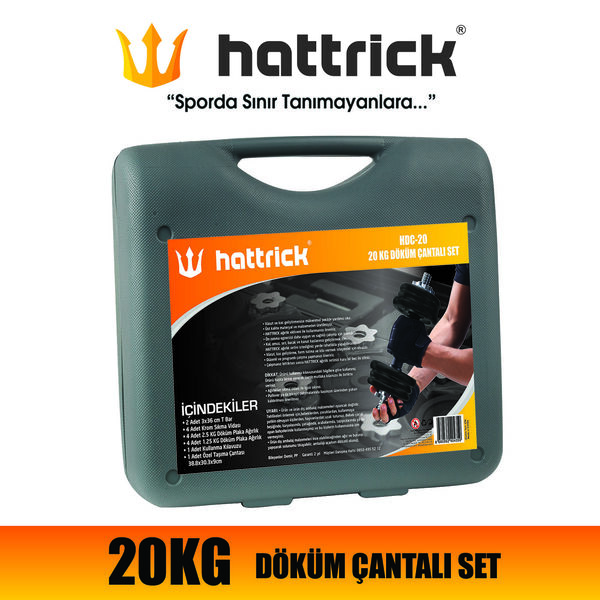Hattrick Hdc20 Döküm Çantalı Set 20Kg - 4