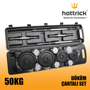 Hattrick Hdc50 Döküm Çantalı Set 50Kg - Thumbnail