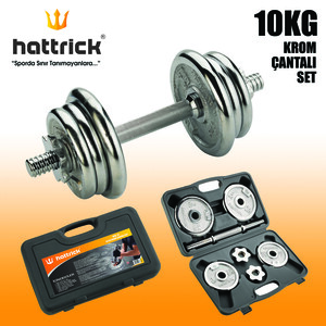Hattrick Hdk10 Krom Çantalı Set 10Kg - Thumbnail