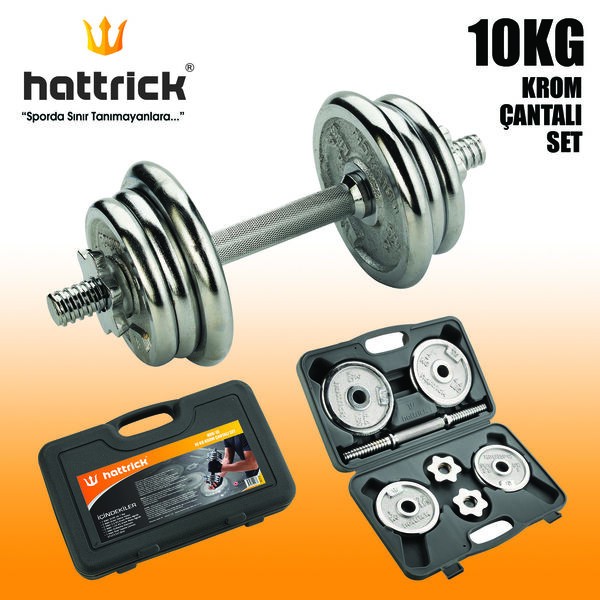 HATTRICK HDK10 KROM ÇANTALI SET 10 KG - 6