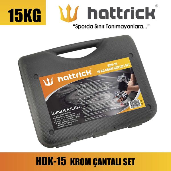 HATTRICK HDK15 KROM ÇANTALI SET 15 KG - 5