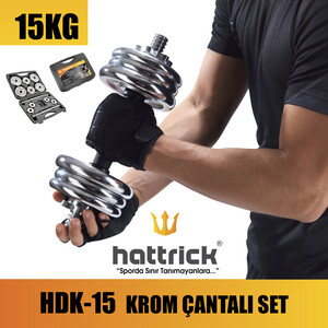 Hattrick Hdk15 Krom Çantalı Set 15Kg - Thumbnail