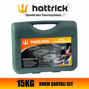 Hattrick Hdk15 Krom Çantalı Set 15Kg - Thumbnail