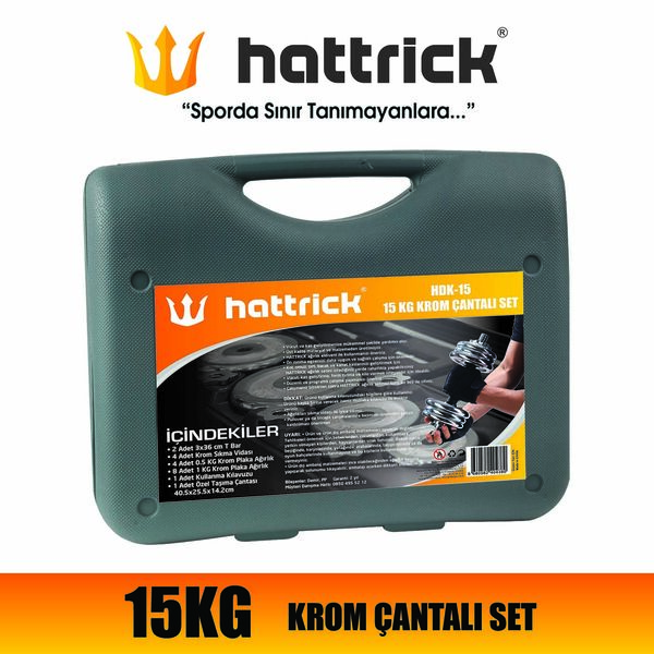 Hattrick Hdk15 Krom Çantalı Set 15Kg