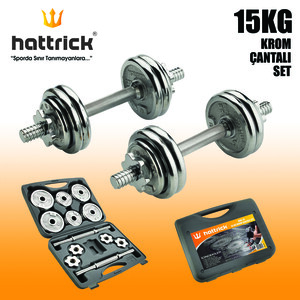 Hattrick Hdk15 Krom Çantalı Set 15Kg - Thumbnail