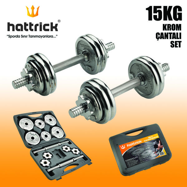 HATTRICK HDK15 KROM ÇANTALI SET 15 KG - 8
