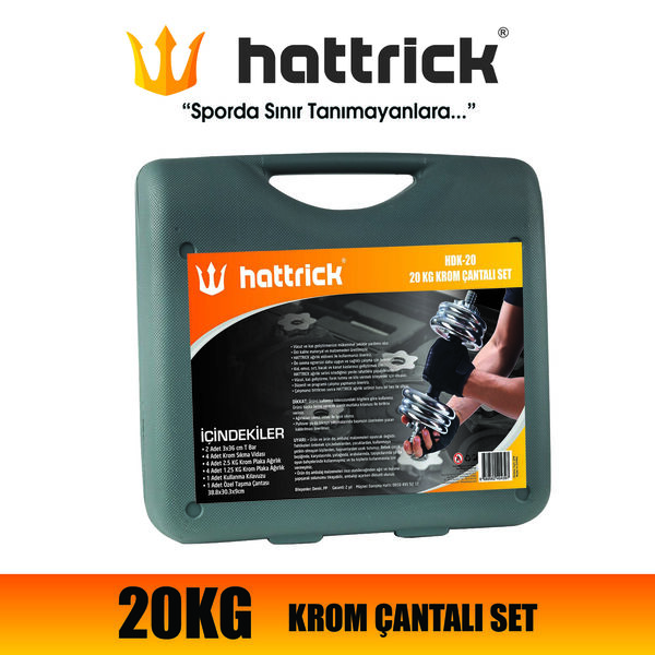 Hattrick Hdk20 Krom Çantalı Set 20Kg - 5
