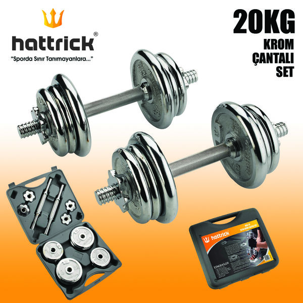 Hattrick Hdk20 Krom Çantalı Set 20Kg - 6