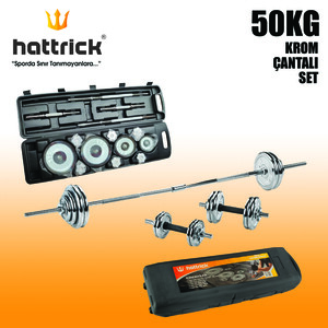 Hattrick Hdk50 Krom Çantalı Set 50Kg - Thumbnail