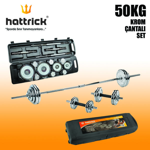 Hattrick Hdk50 Krom Çantalı Set 50Kg