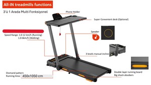 MULTIRUN PRO YENİ NESİL KOŞU BANDI 2,25HP - Thumbnail