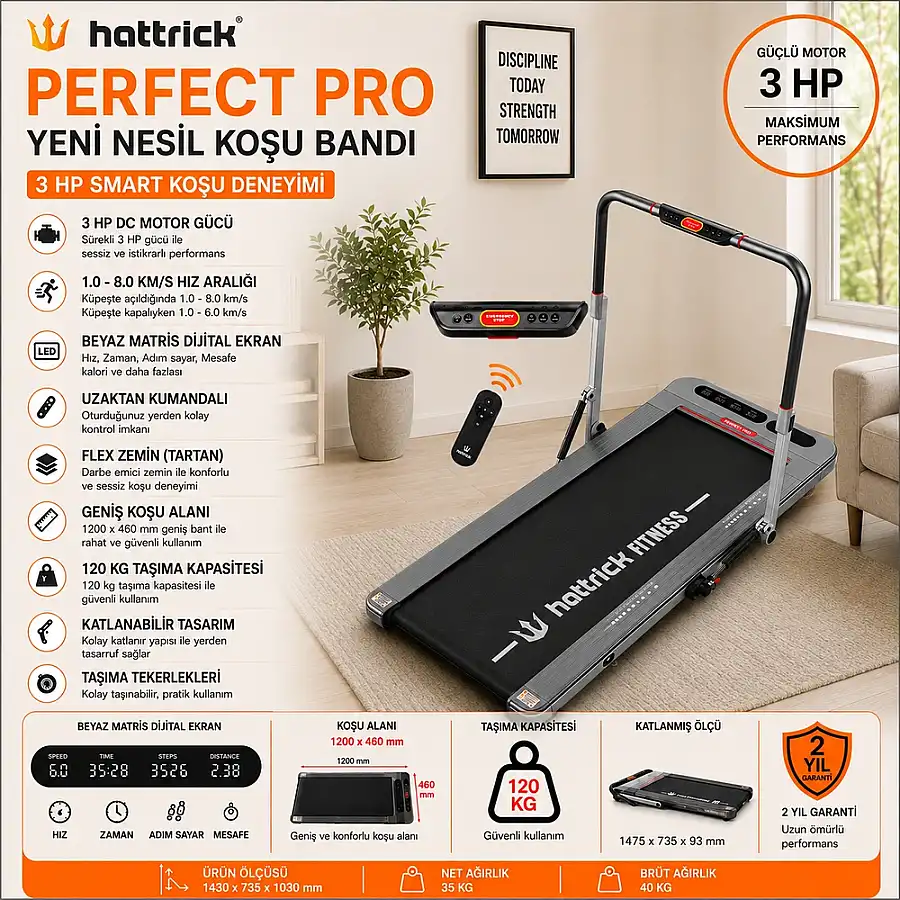 PERFECT-PRO SMART YENİ NESİL KOŞU BANDI