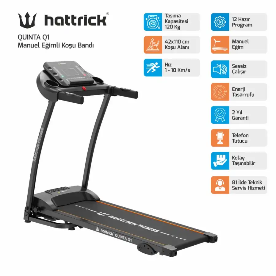 QUINTA Q1 MANUEL EĞİMLİ KOŞU BANDI