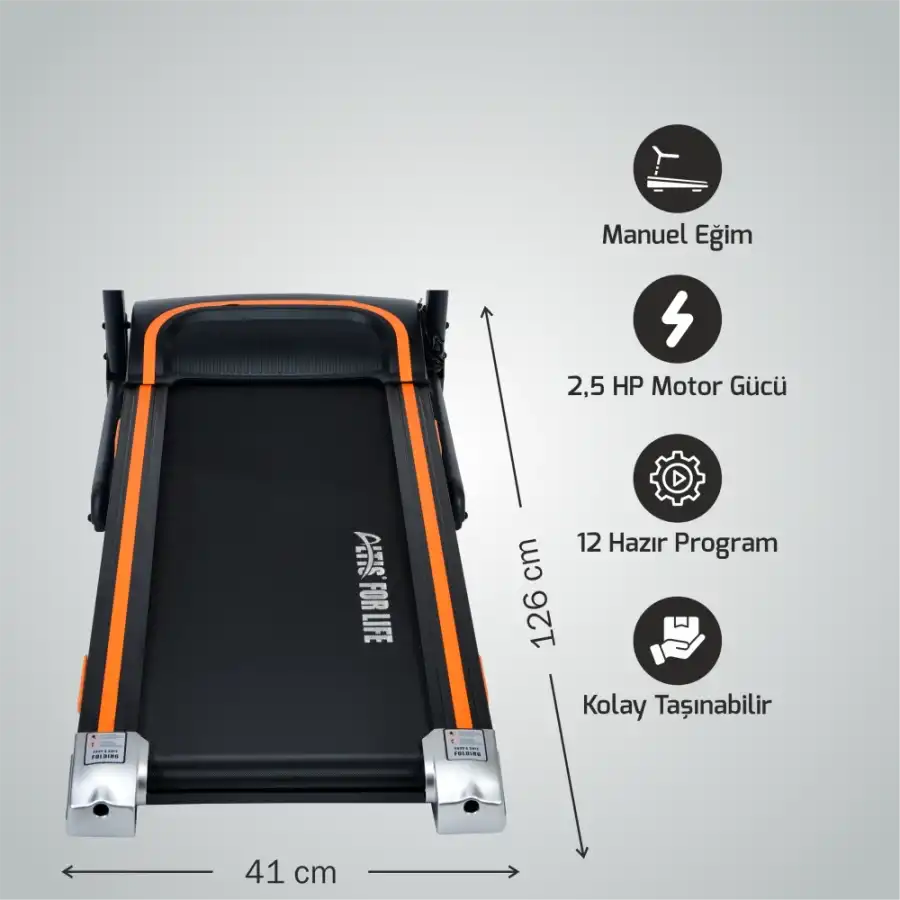 SD5000 M MASAJLI VE MANUEL EĞİMLİ KOŞU BANDI - 2