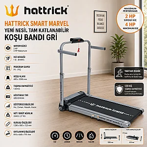 SMART MARVEL YENİ NESİL KOŞU BANDI GRİ