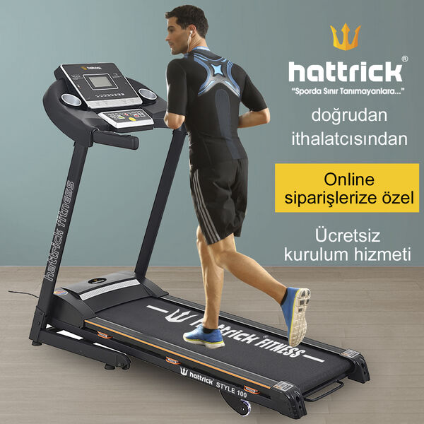 Hattrick Style 100 Otomatik Eğimli Koşu Bandı - 5